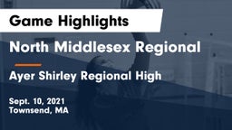 North Middlesex Regional  vs Ayer Shirley Regional High Game Highlights - Sept. 10, 2021