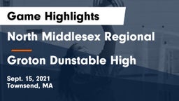 North Middlesex Regional  vs Groton Dunstable High Game Highlights - Sept. 15, 2021