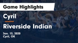 Cyril  vs Riverside Indian  Game Highlights - Jan. 13, 2020