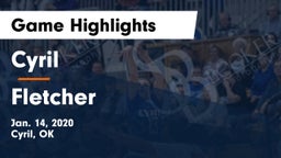 Cyril  vs Fletcher   Game Highlights - Jan. 14, 2020