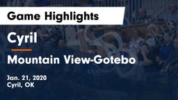 Cyril  vs Mountain View-Gotebo  Game Highlights - Jan. 21, 2020