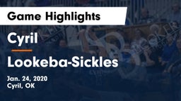 Cyril  vs Lookeba-Sickles  Game Highlights - Jan. 24, 2020