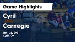 Cyril  vs Carnegie  Game Highlights - Jan. 22, 2021