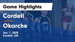 Cordell  vs Okarche  Game Highlights - Jan. 7, 2020