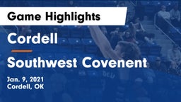 Cordell  vs Southwest Covenent Game Highlights - Jan. 9, 2021