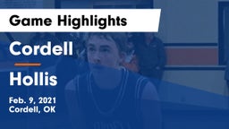 Cordell  vs Hollis  Game Highlights - Feb. 9, 2021