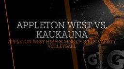 Appleton West volleyball highlights Appleton West vs. Kaukauna