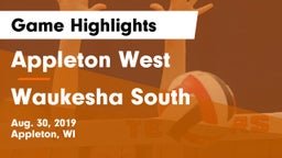 Appleton West  vs Waukesha South  Game Highlights - Aug. 30, 2019