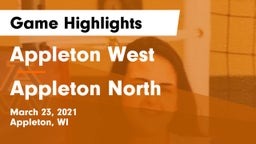 Appleton West  vs Appleton North  Game Highlights - March 23, 2021