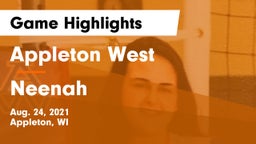 Appleton West  vs Neenah  Game Highlights - Aug. 24, 2021