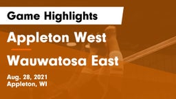 Appleton West  vs Wauwatosa East  Game Highlights - Aug. 28, 2021