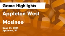 Appleton West  vs Mosinee  Game Highlights - Sept. 25, 2021