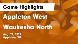 Appleton West  vs Waukesha North Game Highlights - Aug. 27, 2022