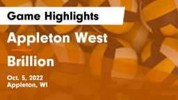Appleton West  vs Brillion  Game Highlights - Oct. 5, 2022