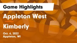Appleton West  vs Kimberly  Game Highlights - Oct. 6, 2022