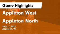 Appleton West  vs Appleton North  Game Highlights - Sept. 7, 2023