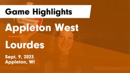 Appleton West  vs Lourdes  Game Highlights - Sept. 9, 2023
