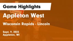 Appleton West  vs Wisconsin Rapids - Lincoln  Game Highlights - Sept. 9, 2023