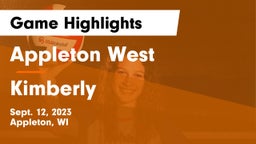 Appleton West  vs Kimberly  Game Highlights - Sept. 12, 2023