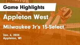 Appleton West  vs Milwaukee Jr’s 15-Select Game Highlights - Jan. 6, 2024