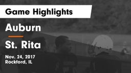 Auburn  vs St. Rita Game Highlights - Nov. 24, 2017