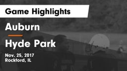 Auburn  vs Hyde Park  Game Highlights - Nov. 25, 2017