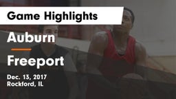 Auburn  vs Freeport  Game Highlights - Dec. 13, 2017