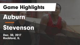 Auburn  vs Stevenson  Game Highlights - Dec. 30, 2017