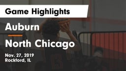 Auburn  vs North Chicago  Game Highlights - Nov. 27, 2019