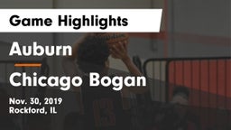 Auburn  vs Chicago Bogan Game Highlights - Nov. 30, 2019