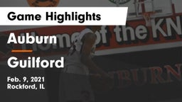 Auburn  vs Guilford  Game Highlights - Feb. 9, 2021