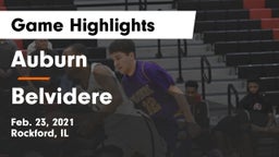 Auburn  vs Belvidere  Game Highlights - Feb. 23, 2021