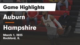 Auburn  vs Hampshire  Game Highlights - March 1, 2023