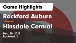 Rockford Auburn  vs Hinsdale Central  Game Highlights - Dec. 30, 2023