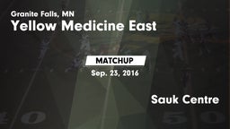 Matchup: Yellow Medicine vs. Sauk Centre 2015