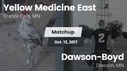 Matchup: Yellow Medicine vs. Dawson-Boyd  2017