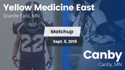 Matchup: Yellow Medicine vs. Canby  2019