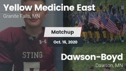 Matchup: Yellow Medicine vs. Dawson-Boyd  2020