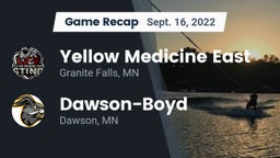 Recap: Yellow Medicine East  vs. Dawson-Boyd  2022