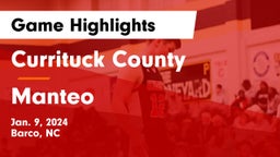 Currituck County  vs Manteo  Game Highlights - Jan. 9, 2024
