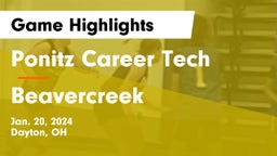 Ponitz Career Tech  vs Beavercreek  Game Highlights - Jan. 20, 2024
