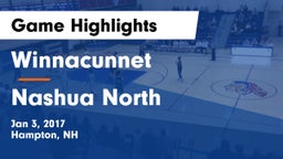 Winnacunnet  vs Nashua North Game Highlights - Jan 3, 2017
