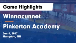 Winnacunnet  vs Pinkerton Academy Game Highlights - Jan 6, 2017