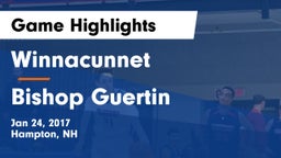 Winnacunnet  vs Bishop Guertin  Game Highlights - Jan 24, 2017