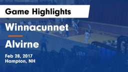 Winnacunnet  vs Alvirne  Game Highlights - Feb 28, 2017