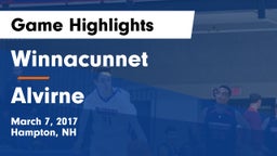 Winnacunnet  vs Alvirne  Game Highlights - March 7, 2017