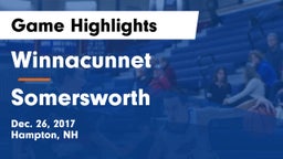 Winnacunnet  vs Somersworth  Game Highlights - Dec. 26, 2017