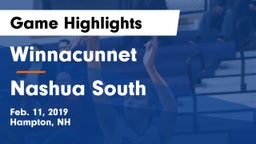 Winnacunnet  vs Nashua South Game Highlights - Feb. 11, 2019