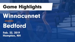 Winnacunnet  vs Bedford  Game Highlights - Feb. 22, 2019