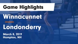 Winnacunnet  vs Londonderry Game Highlights - March 8, 2019
